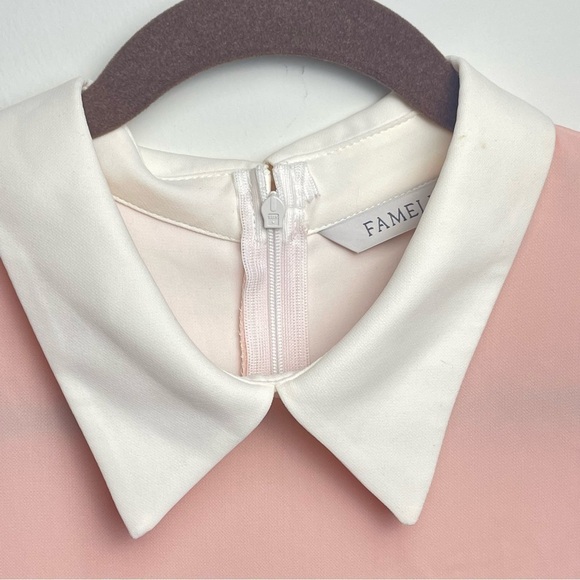 Famelin Women’s Modest Asymmetrical Tunic Long Sleeves Floral Dress Size Large - Picture 5 of 13